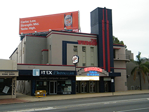 the Windsor Movie Theatre is only a short walk from our accommodation